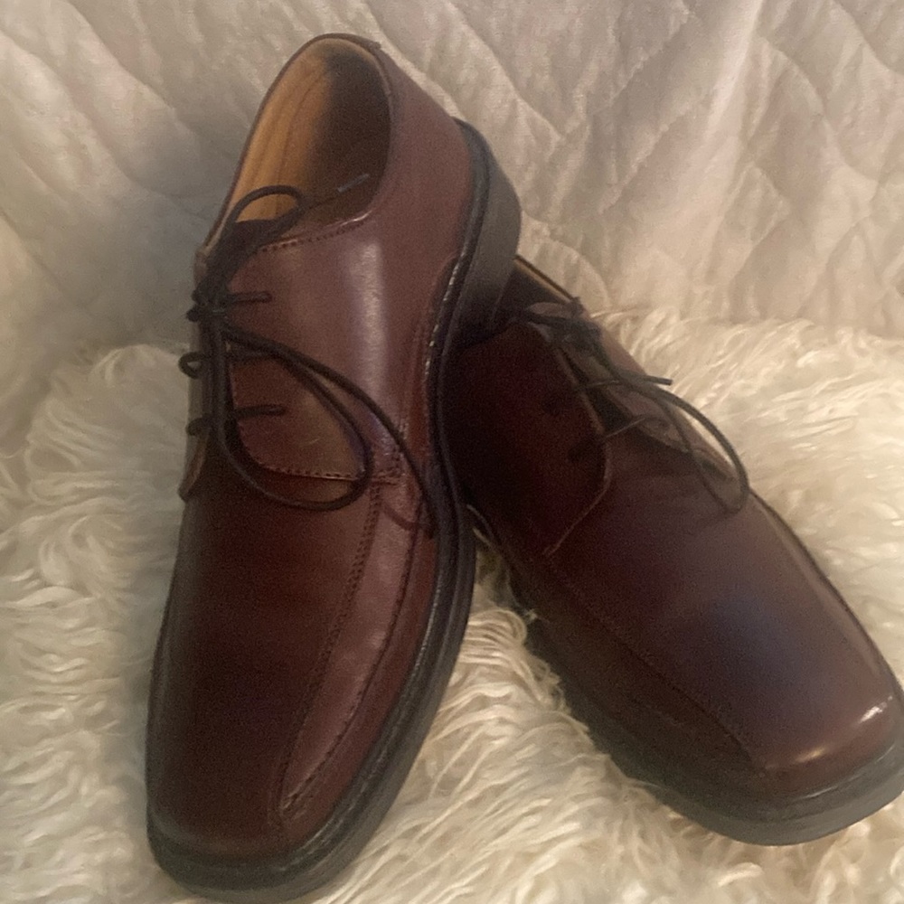 Men’s Size 10 Structure Verra Gomms Italian Leather Dress Shoes